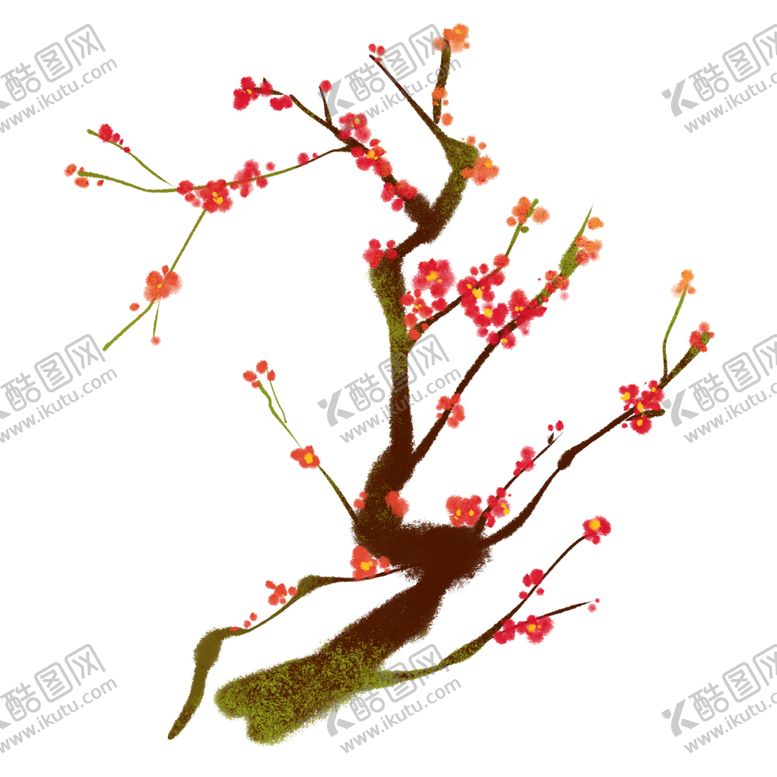 编号：53646810311907026447【酷图网】源文件下载-梅花免扣元素