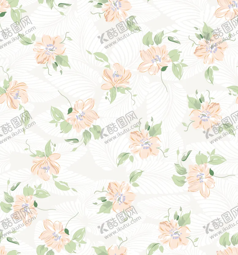 编号：35451001271529236349【酷图网】源文件下载-大牌 底纹 手绘花