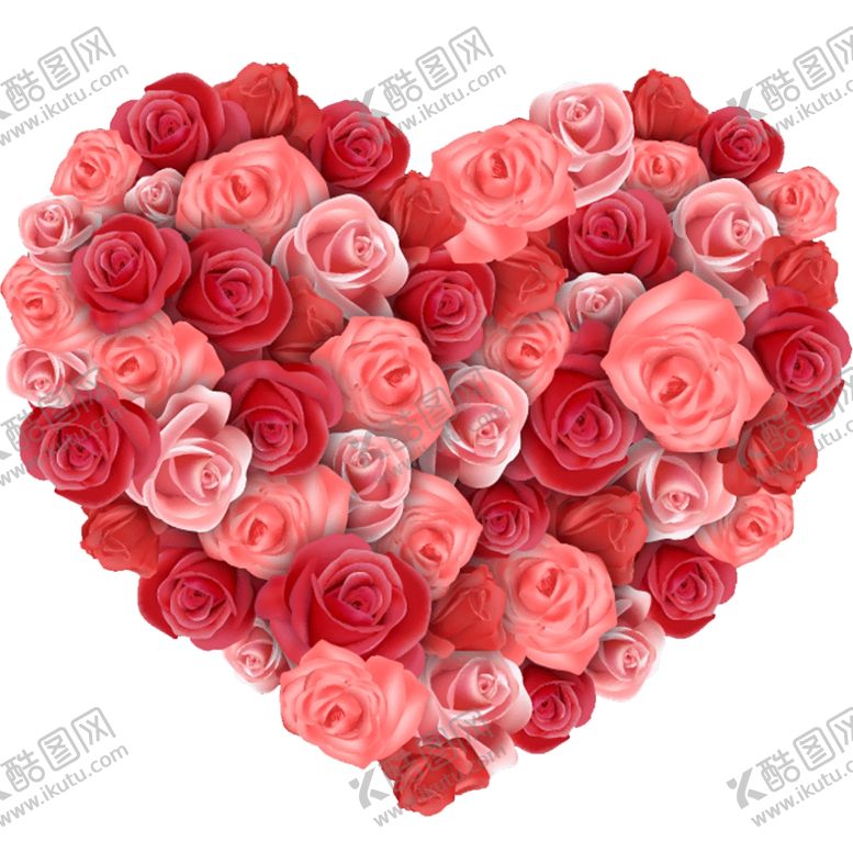 编号：74901904190111506466【酷图网】源文件下载-爱心玫瑰花心形玫瑰