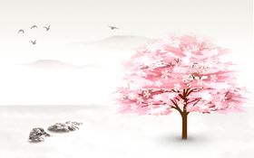唯美山水画