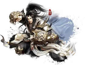 游戏人物卡通山河武侠猛将