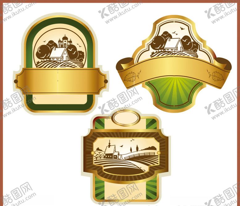 编号：99069709272253084390【酷图网】源文件下载-异形标签金属标签