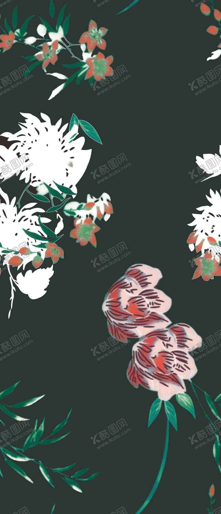 编号：58675009281020504607【酷图网】源文件下载-黑底花