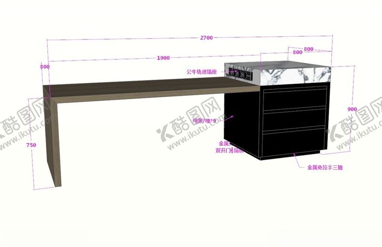 编号：77872810120020153246【酷图网】源文件下载-3d岛台效果图