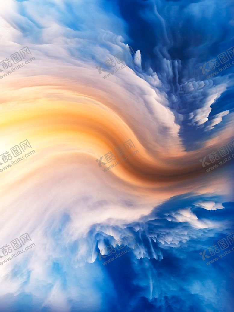 编号：32285810231605105955【酷图网】源文件下载-蓝色液化背景