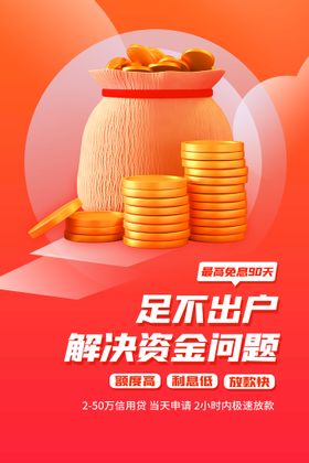 投资理财海报银行广告宣传