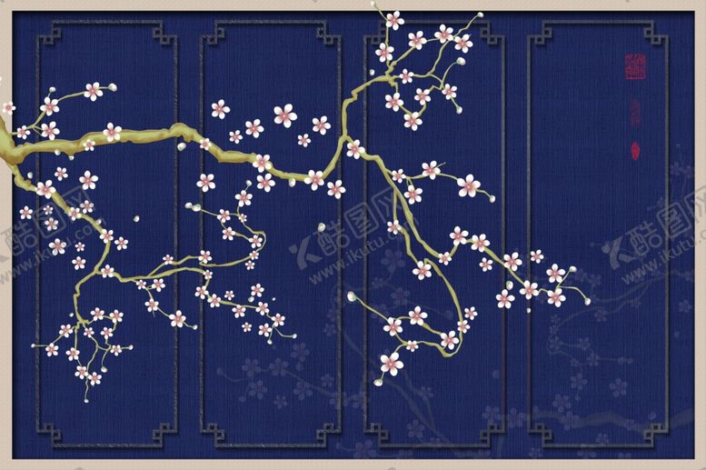 编号：64695104290747298375【酷图网】源文件下载-花鸟工笔画