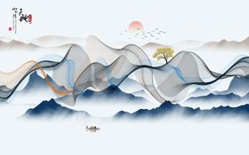 新中式山水情