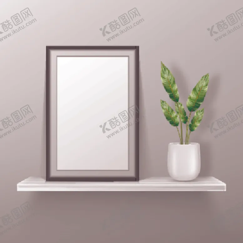 编号：91457407020021531721【酷图网】源文件下载-盆栽植物摆件