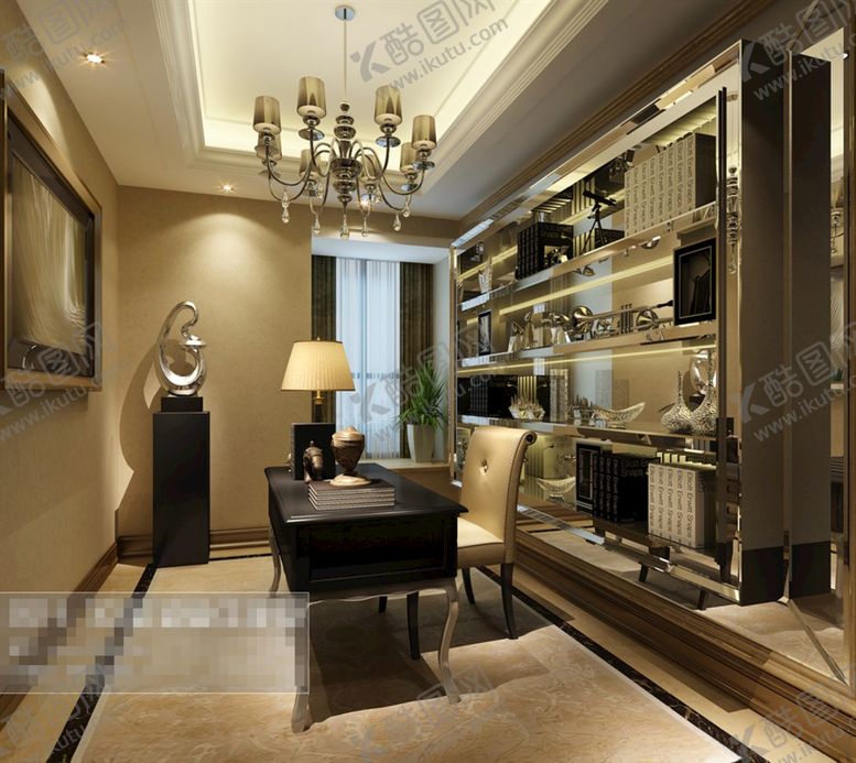 编号：70488710180904515121【酷图网】源文件下载-书房空间