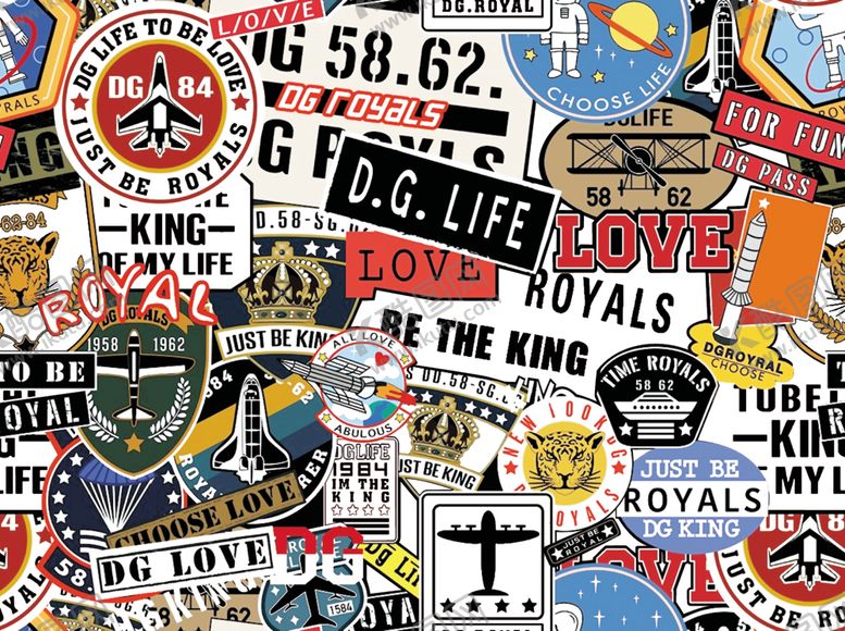 编号：32823209291848129967【酷图网】源文件下载-卡通飞机数字字母皇冠