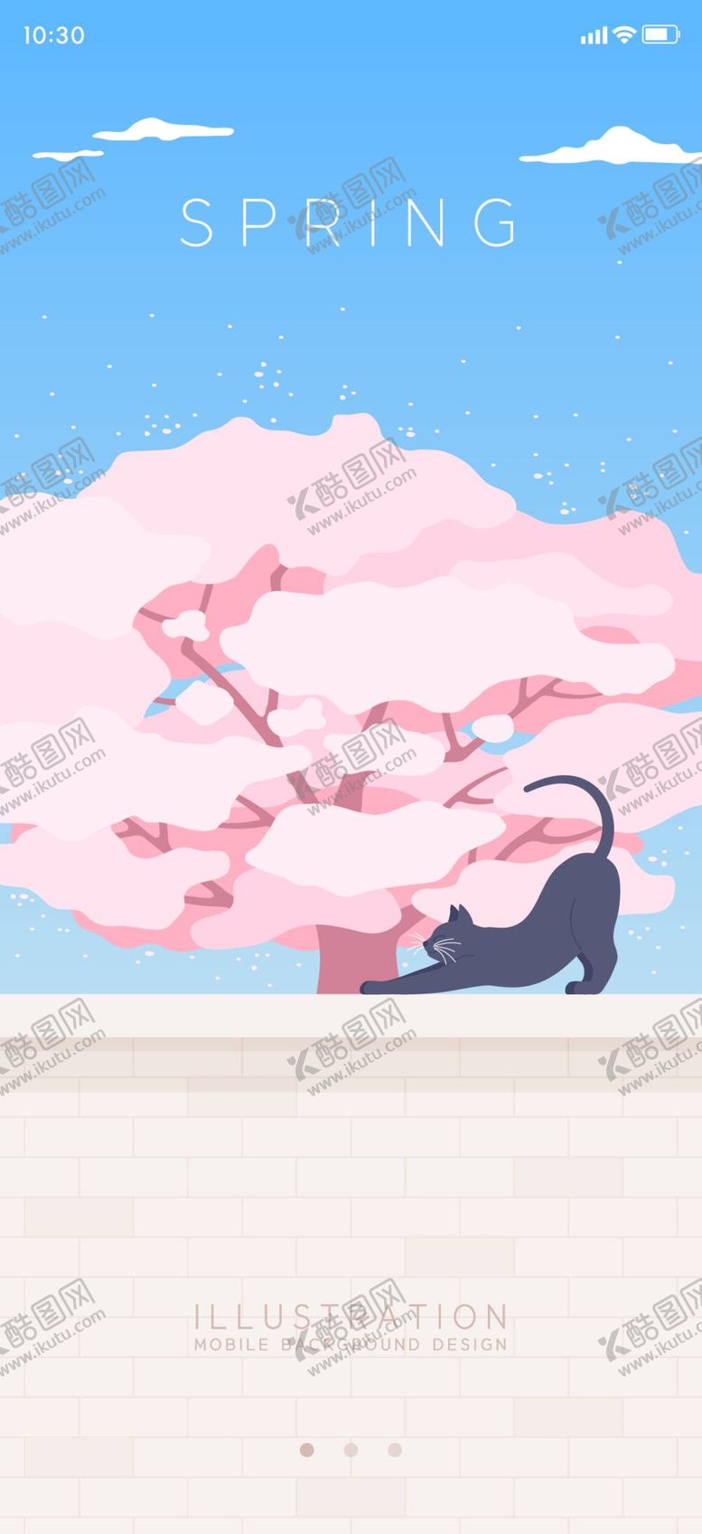 编号：29065410071108061946【酷图网】源文件下载-春天景色插画   