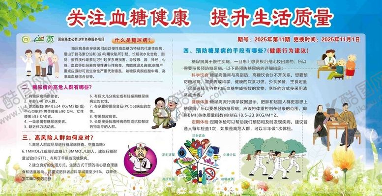 编号：16353611172252211188【酷图网】源文件下载-糖尿病健康宣传知识