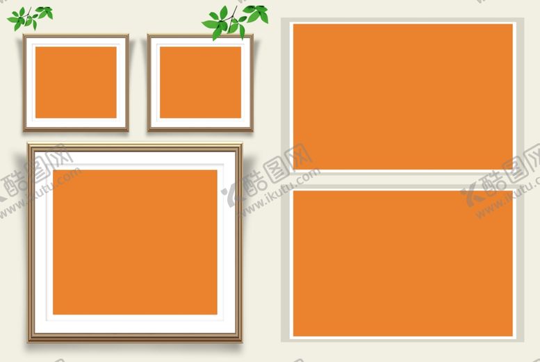 编号：67610709251142276772【酷图网】源文件下载-相册边框设计模板