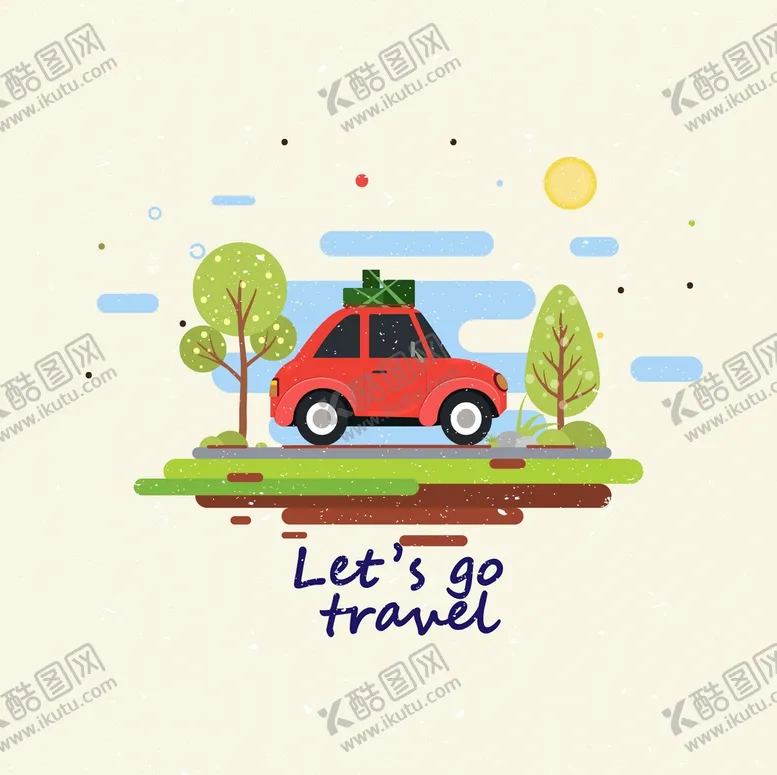 编号：94507809160848012369【酷图网】源文件下载-旅行卡通汽车