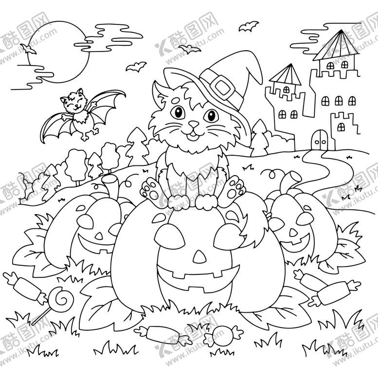 编号：02739409201834346329【酷图网】源文件下载-简笔画