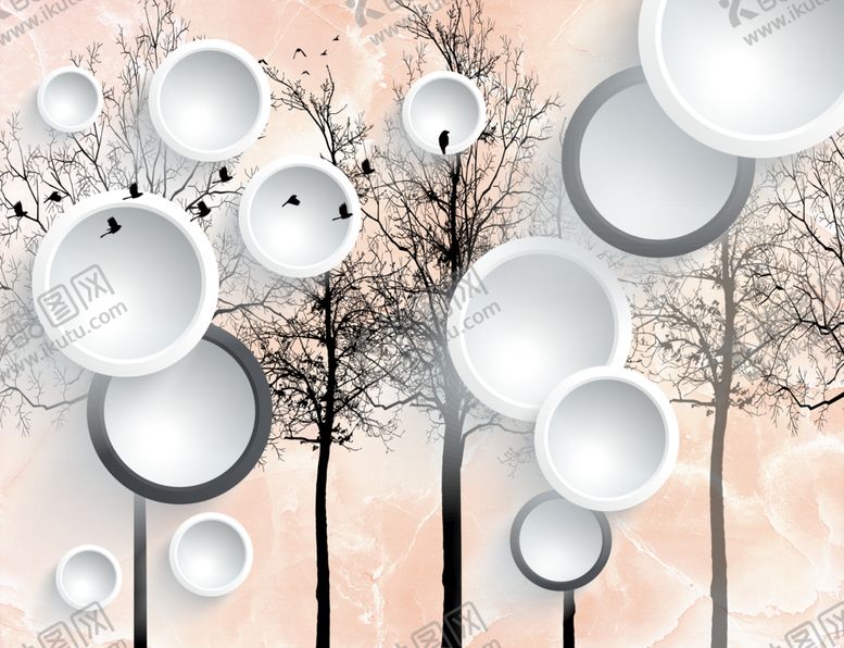 编号：24431309280058593204【酷图网】源文件下载-装饰画背景墙