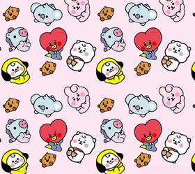 BT21卡通背景平铺图