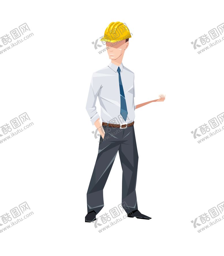 编号：80183902090041396335【酷图网】源文件下载-卡通建筑工人