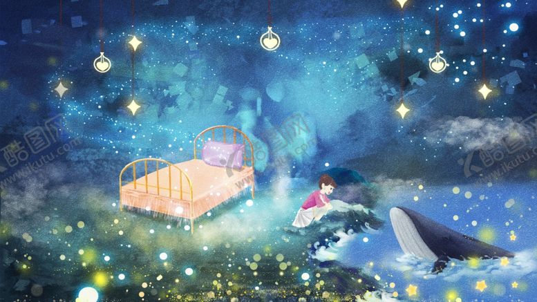 编号：59485304050141104808【酷图网】源文件下载-梦幻星空下的静谧小屋