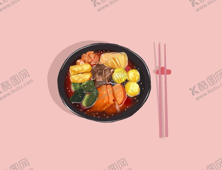 编号：83488802151146339593【酷图网】源文件下载-手绘麻辣烫