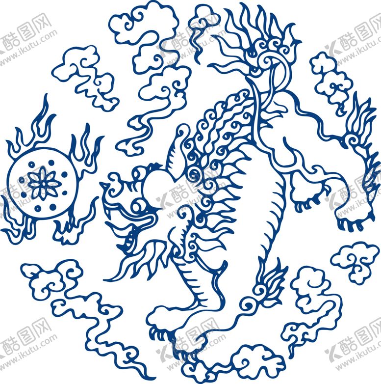编号：65120905090110446125【酷图网】源文件下载-青花瓷图案