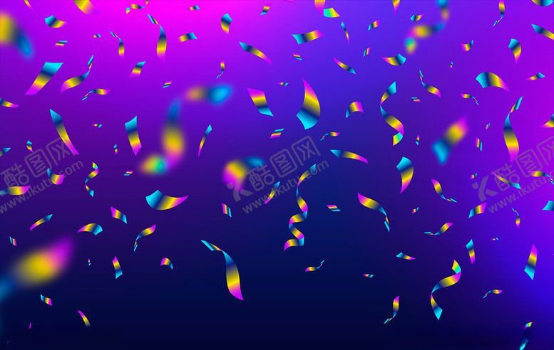 编号：92483509290822552072【酷图网】源文件下载-彩带背景