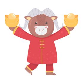 卡通牛