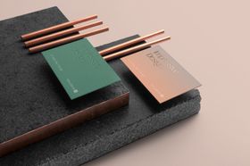 名片样机展示企业品牌