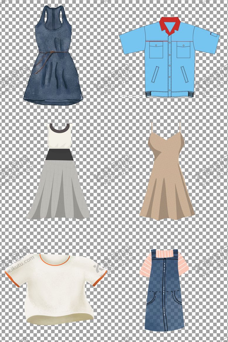 编号：24311409200016023383【酷图网】源文件下载-手绘服装衣服