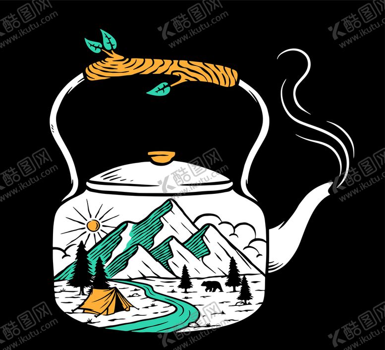 编号：60362510280411221458【酷图网】源文件下载-风景插画