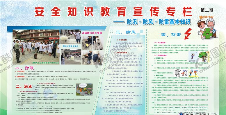 编号：60091811011554573445【酷图网】源文件下载-防汛展板