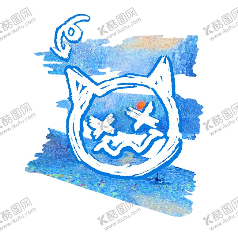 编号：16537601270132242241【酷图网】源文件下载-卡通涂鸦蓝熊印花图案设计