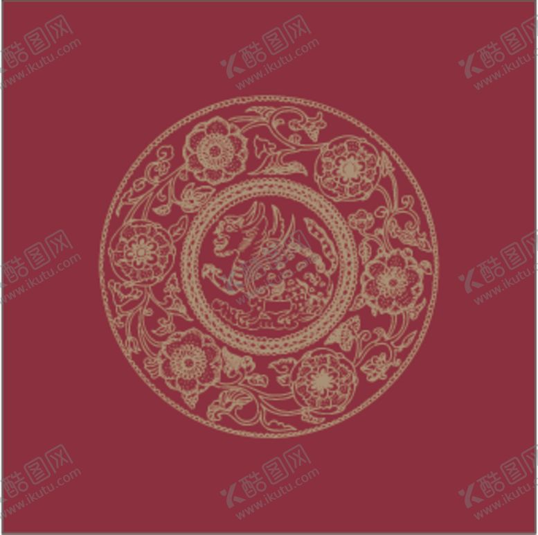 编号：39490010131700478563【酷图网】源文件下载-古典图案纹样