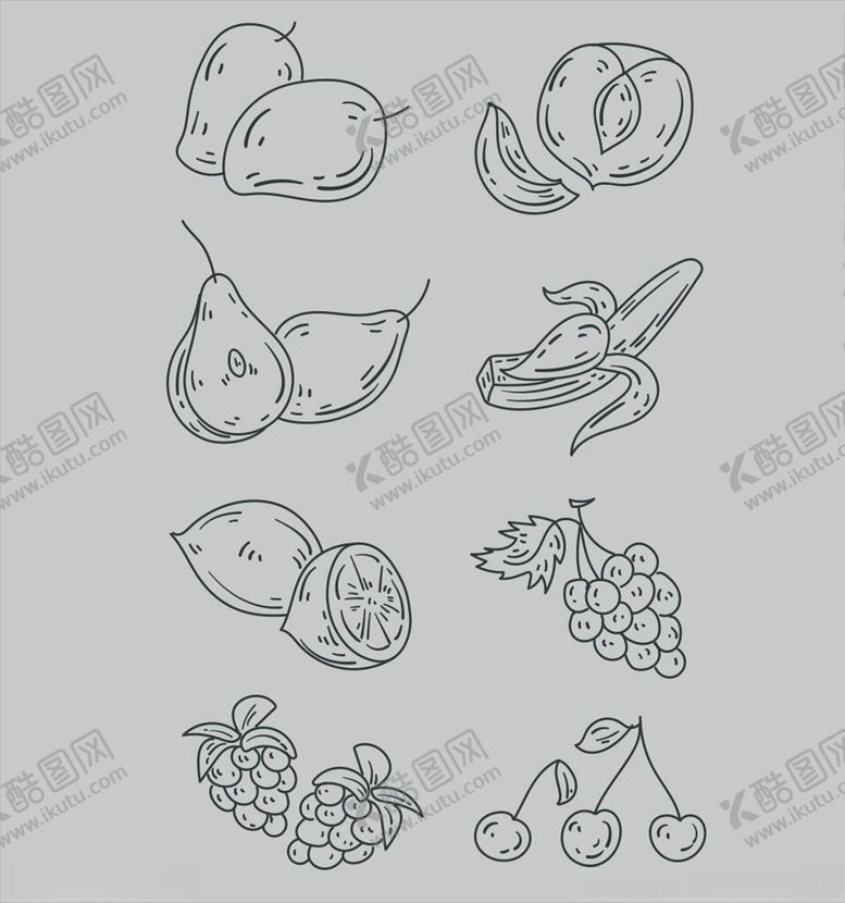 编号：14058109232053206066【酷图网】源文件下载-水果图标