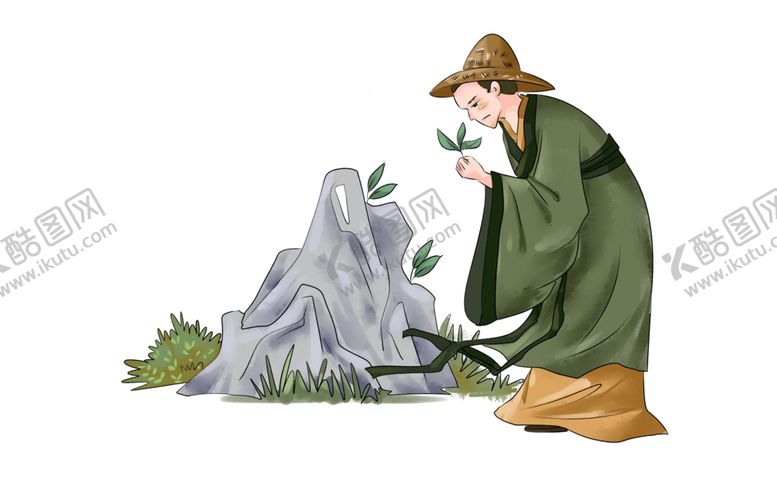 编号：34034210150025467586【酷图网】源文件下载-中医传统人物国风合成海报素材