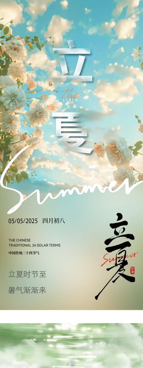 二十四节气立夏系列海报