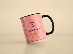 咖啡杯样机水茶马克早餐