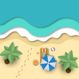 海滩顶视图沙俯瞰风景背景报背景旅行旅游