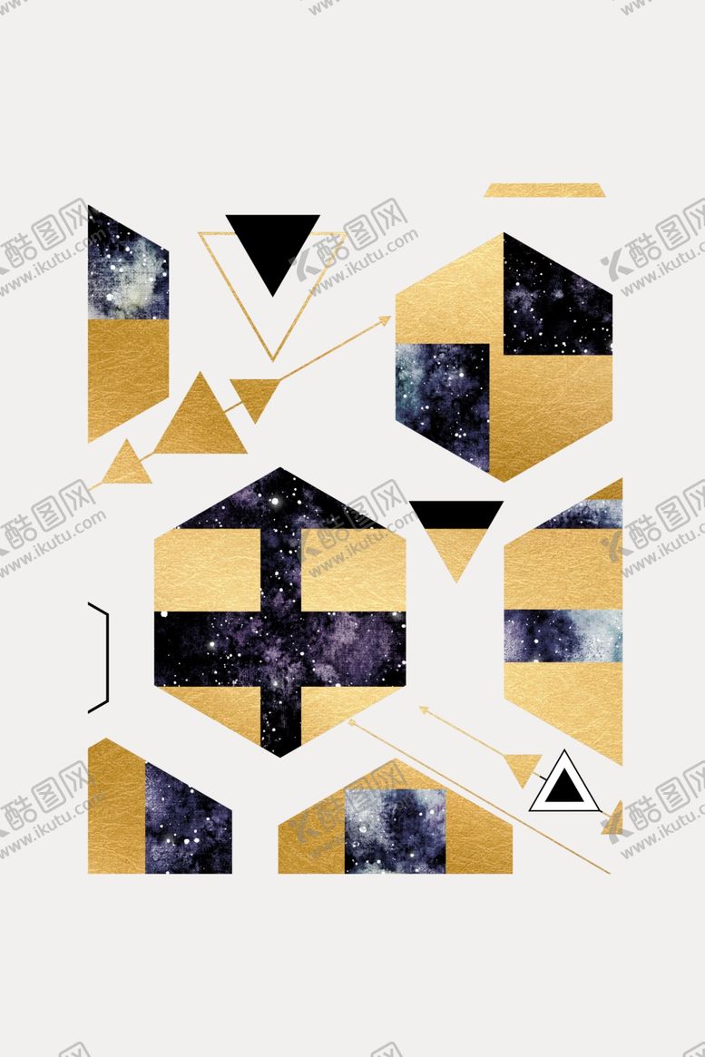 编号：40866403211652088704【酷图网】源文件下载-几何装饰画
