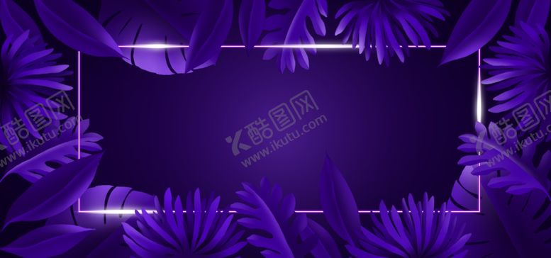 编号：73154909190554497523【酷图网】源文件下载-色霓虹树叶节日背景