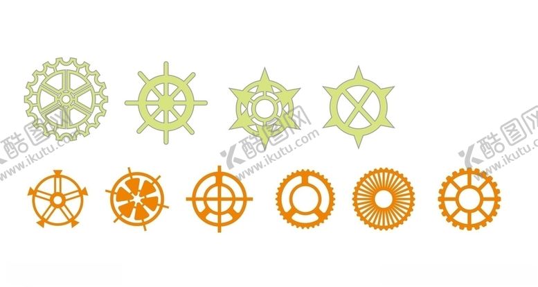 编号：25705210290128517814【酷图网】源文件下载-矢量不规则图形灯具及齿轮