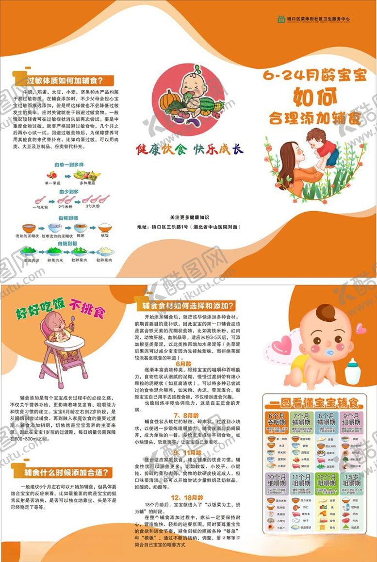 编号：67715006031509377551【酷图网】源文件下载-幼儿辅食三折页