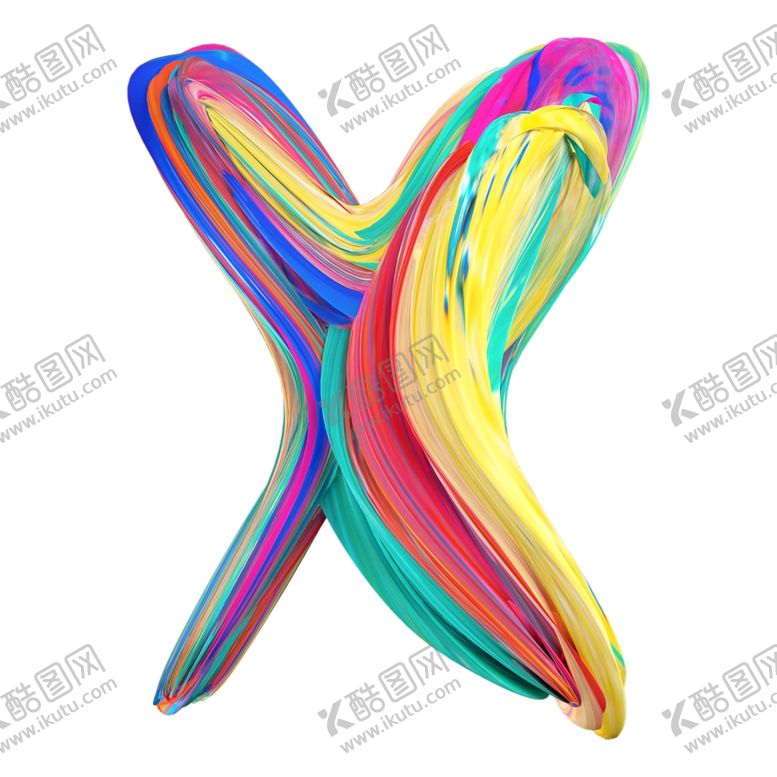 编号：36867209300352389636【酷图网】源文件下载-彩色字母