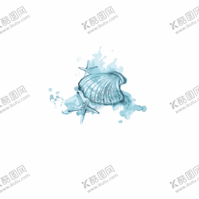 编号：86152309172252453249【酷图网】源文件下载-手绘海洋生物