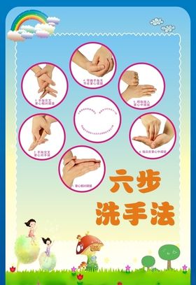六步洗手法
