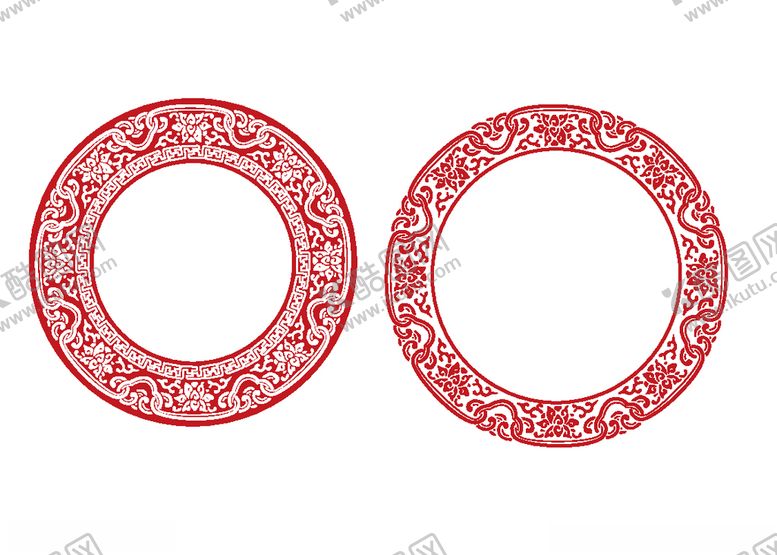 编号：86813109181606521260【酷图网】源文件下载-中国风圆环