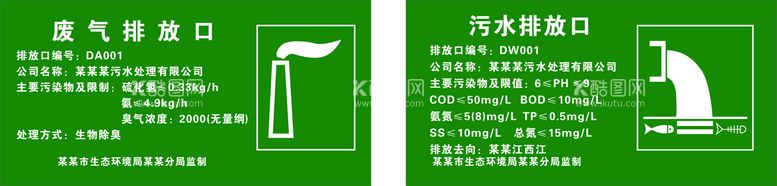 编号：54184112192316228683【酷图网】源文件下载-废气排放  污水处理  标准 