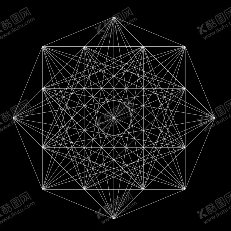 编号：57942503281621481883【酷图网】源文件下载-科技感几何花纹