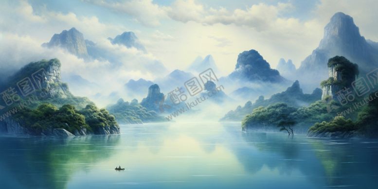 编号：17785911010053261273【酷图网】源文件下载-山水风景画